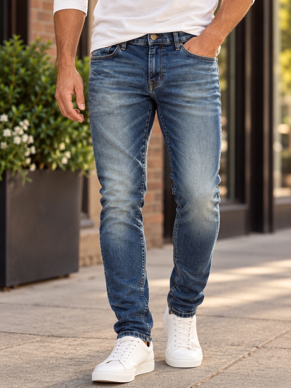 Express Men’s Slim Skinny Hyper Stretch Jeans - Size 36x32